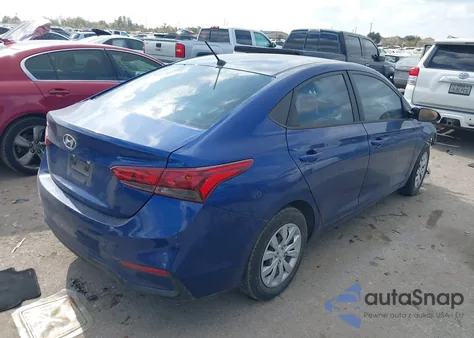 2022 Hyundai Accent Se из США, поврежденный, VIN 3KPC24A68NE179100